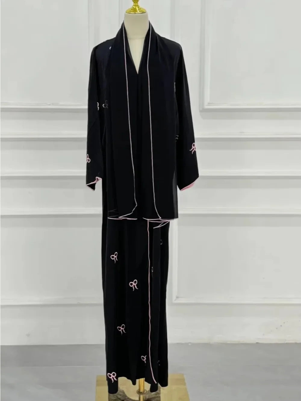 Long Sleeve Prayer Abaya Maxi Dress
