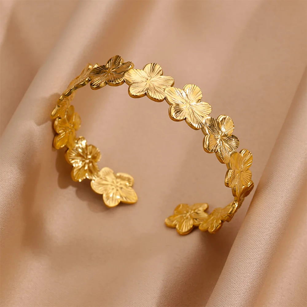 Golden Rebel Cuff Bracelet