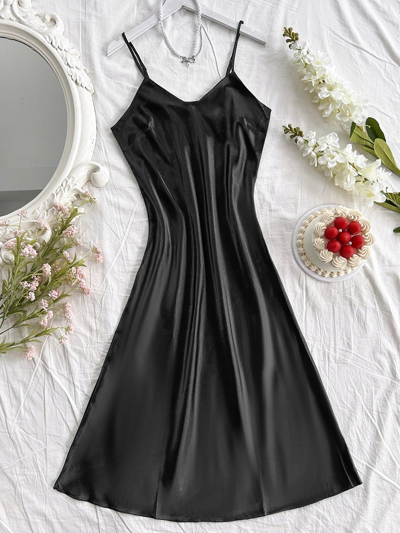Luna Satin Sleep Dress