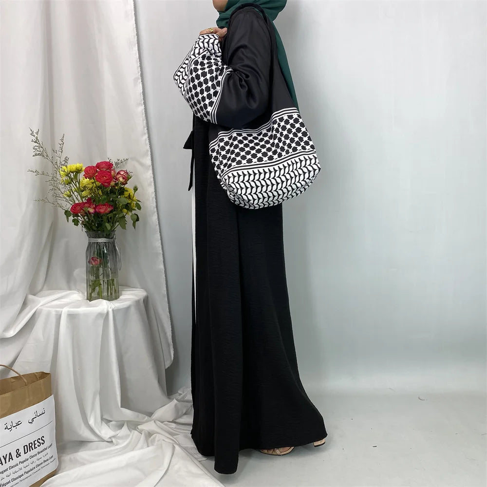 Arab Cardigan Robe with Mini Bag