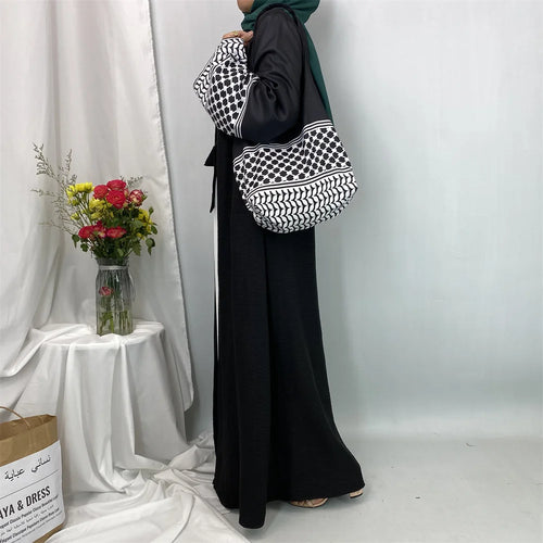 Arab Cardigan Robe with Mini Bag