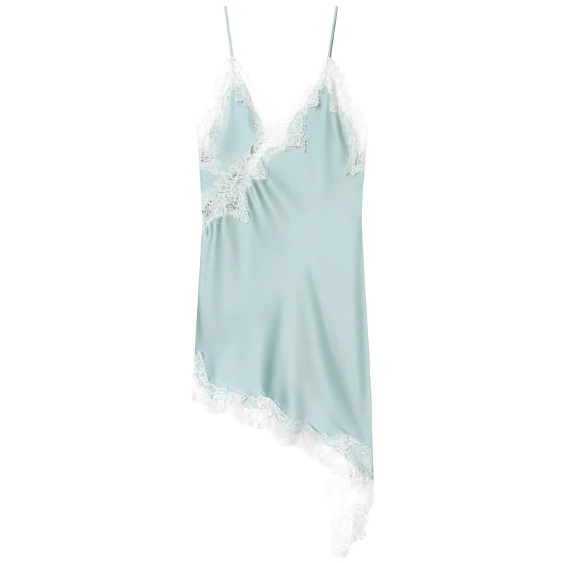Luna Asymmetric Slip Dress