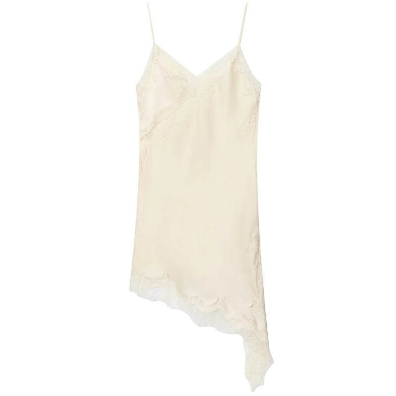 Luna Asymmetric Slip Dress