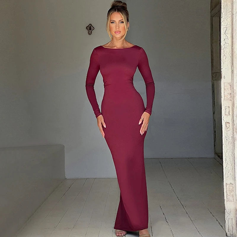 Eclipse Elegance Maxi Dress