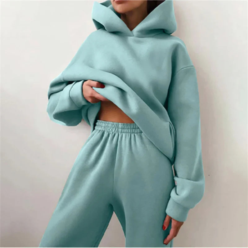 Oversized Hoodie & Jogger Pants Tracksuit Set