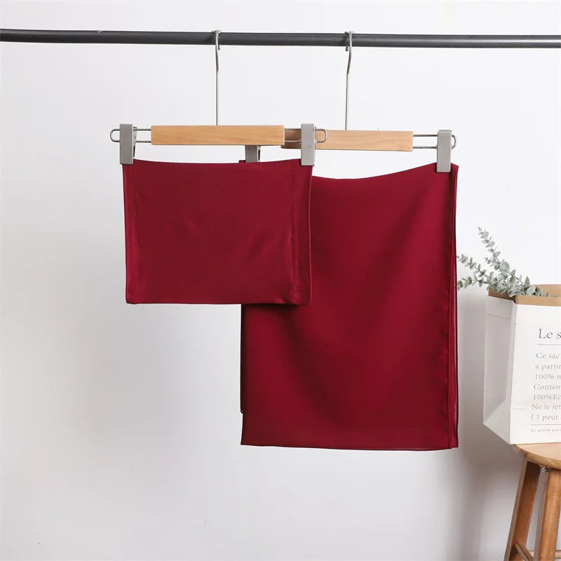 2-Piece Instant Chiffon Hijab Set with Undercap