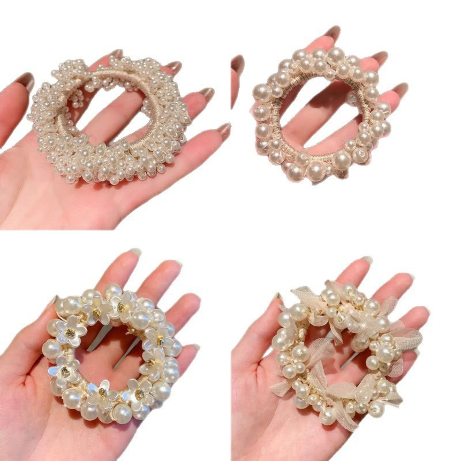 4Pcs Chic Everyday Hair Tie