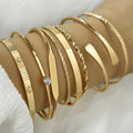 8pcs/set Urban Edge Bangle