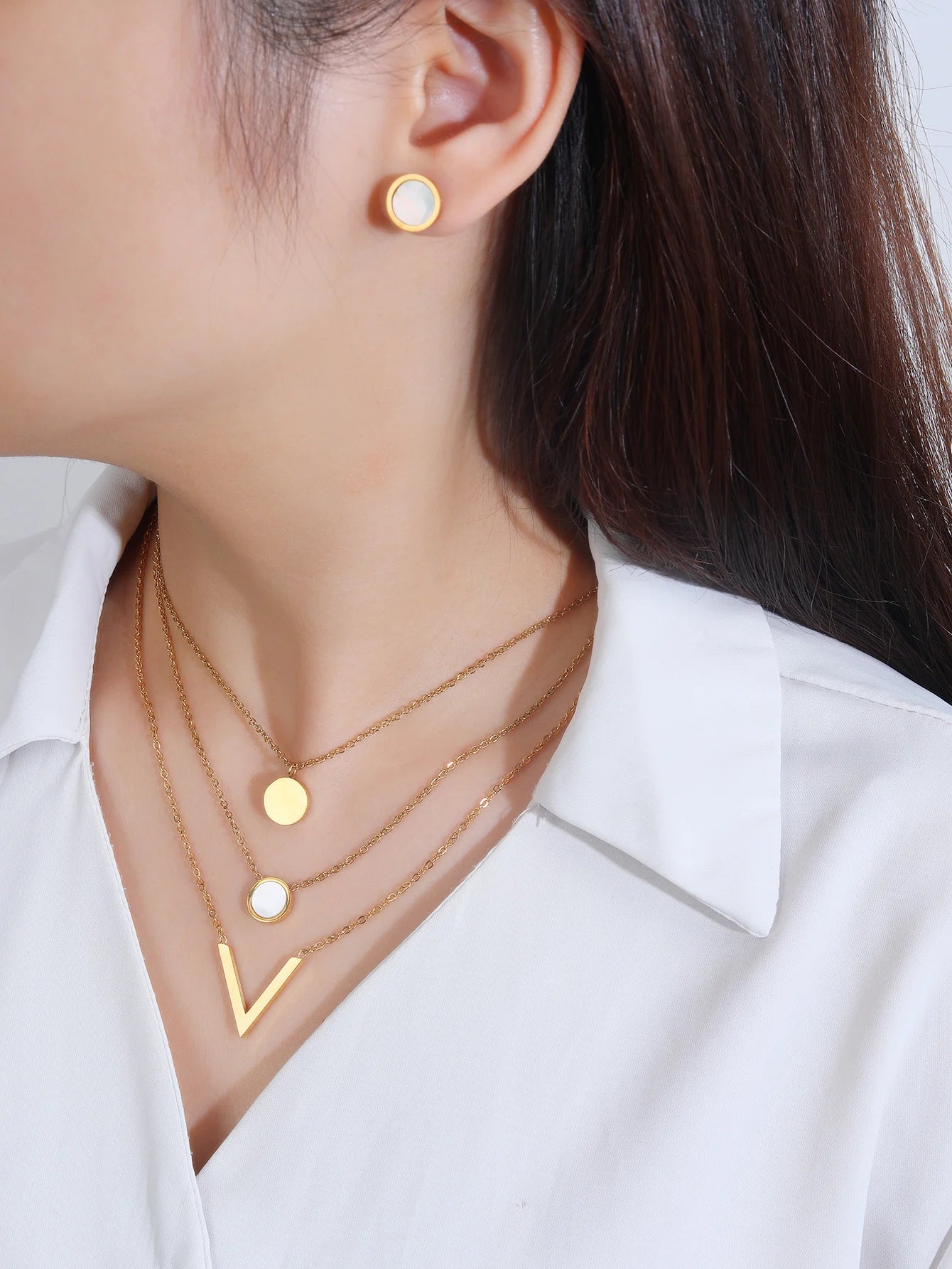 3 piece Bohemian Shell Jewelry Set