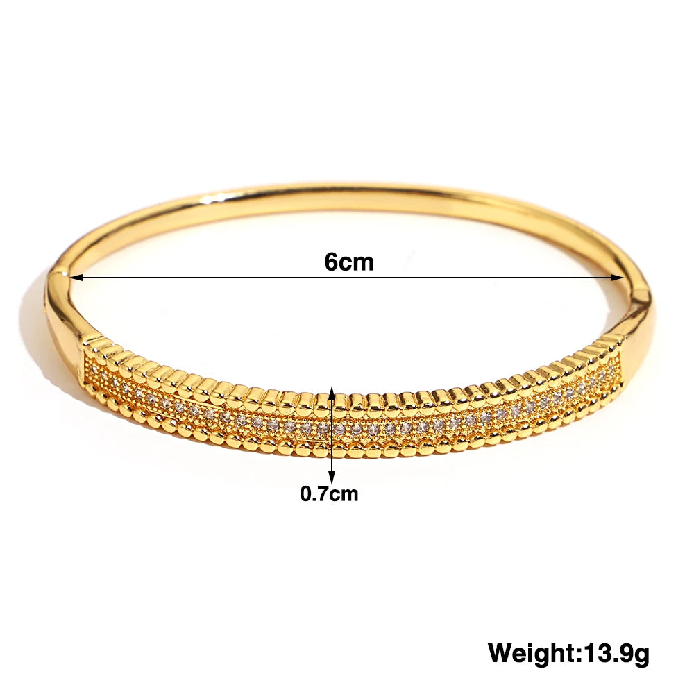 Luxe Glow Zircon Cuff