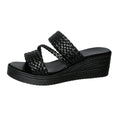 Women Wedges Sandals 2026 New Summer Women Slip on High-heeled Fashion Woman Shoes Comfortable Flower Outdoor Platform Sandals