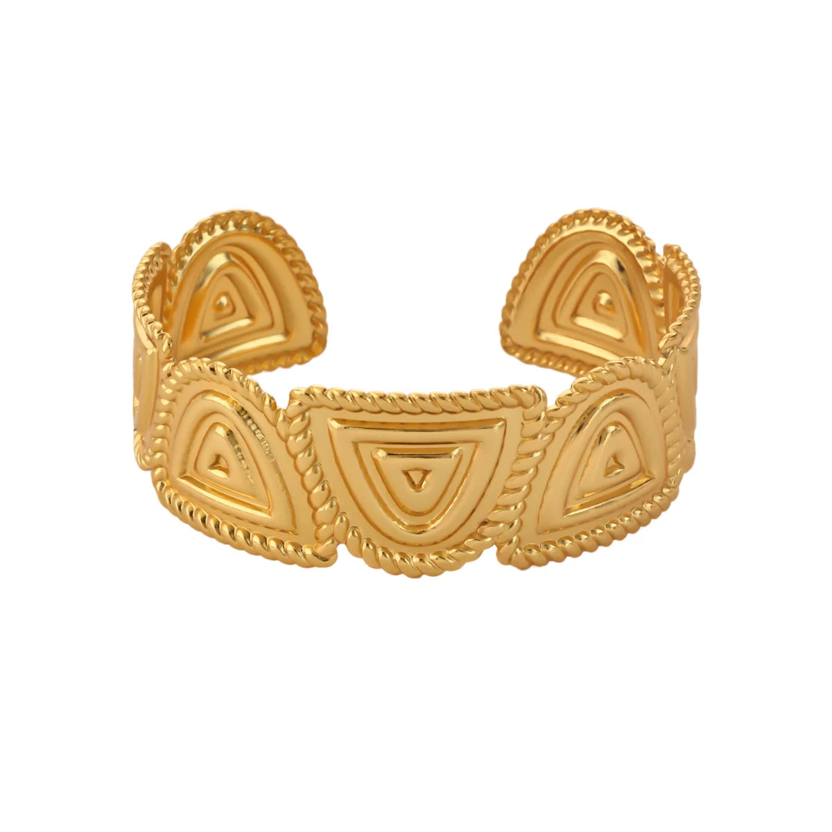 Geometric Bullet Stainless Steel Bangle