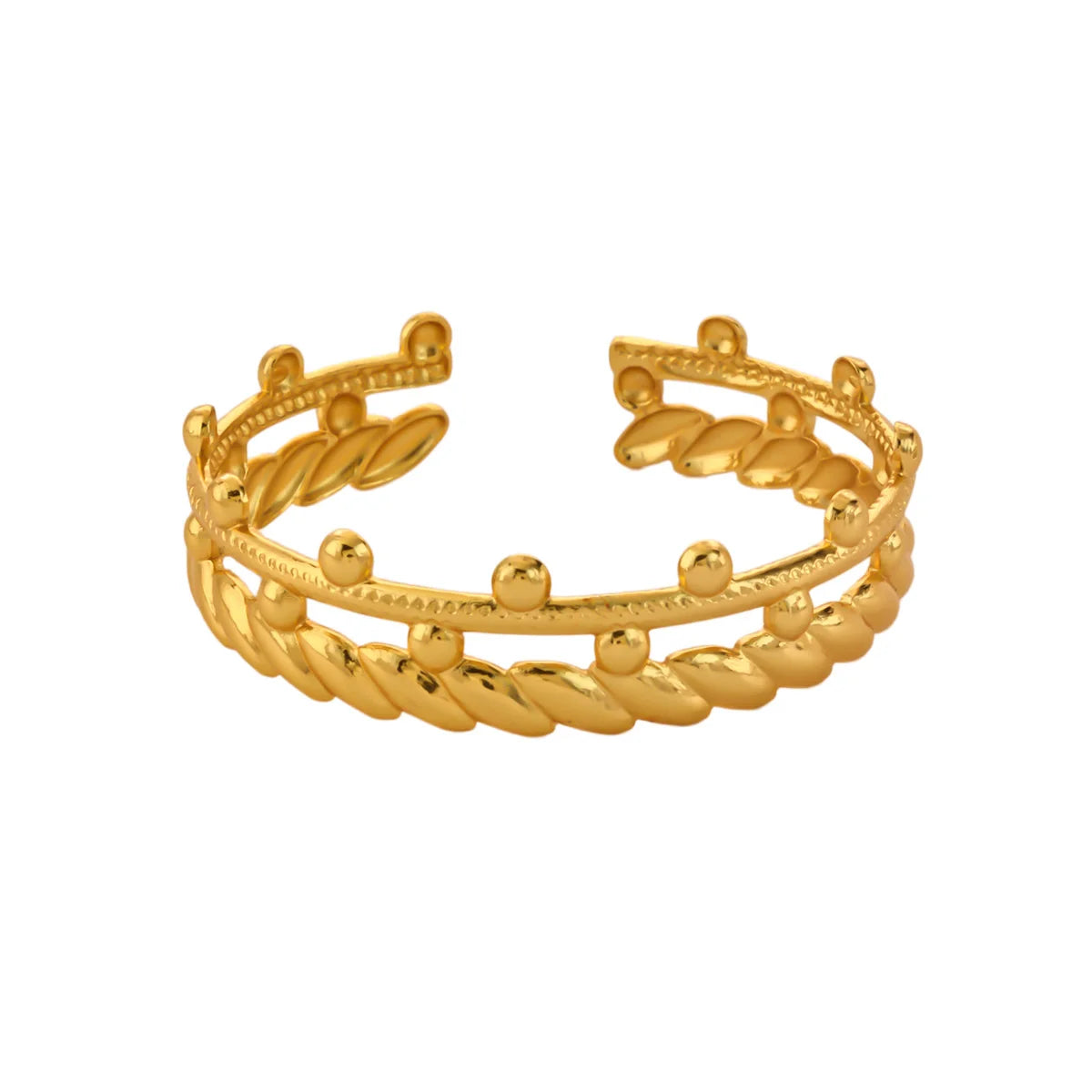 Geometric Bullet Stainless Steel Bangle