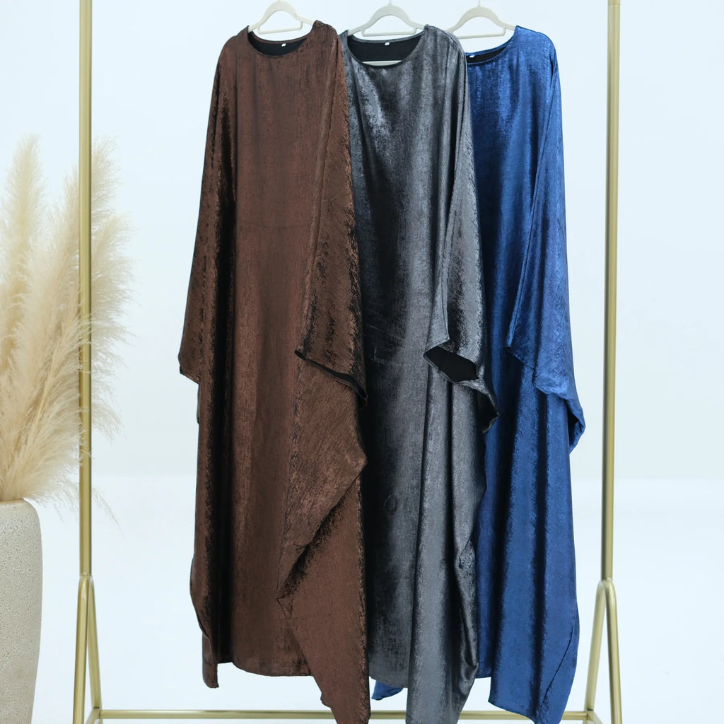 Butterfly Batwing Shiny Kaftan Abaya