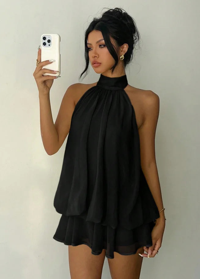 Seaside Grace Halter Dress