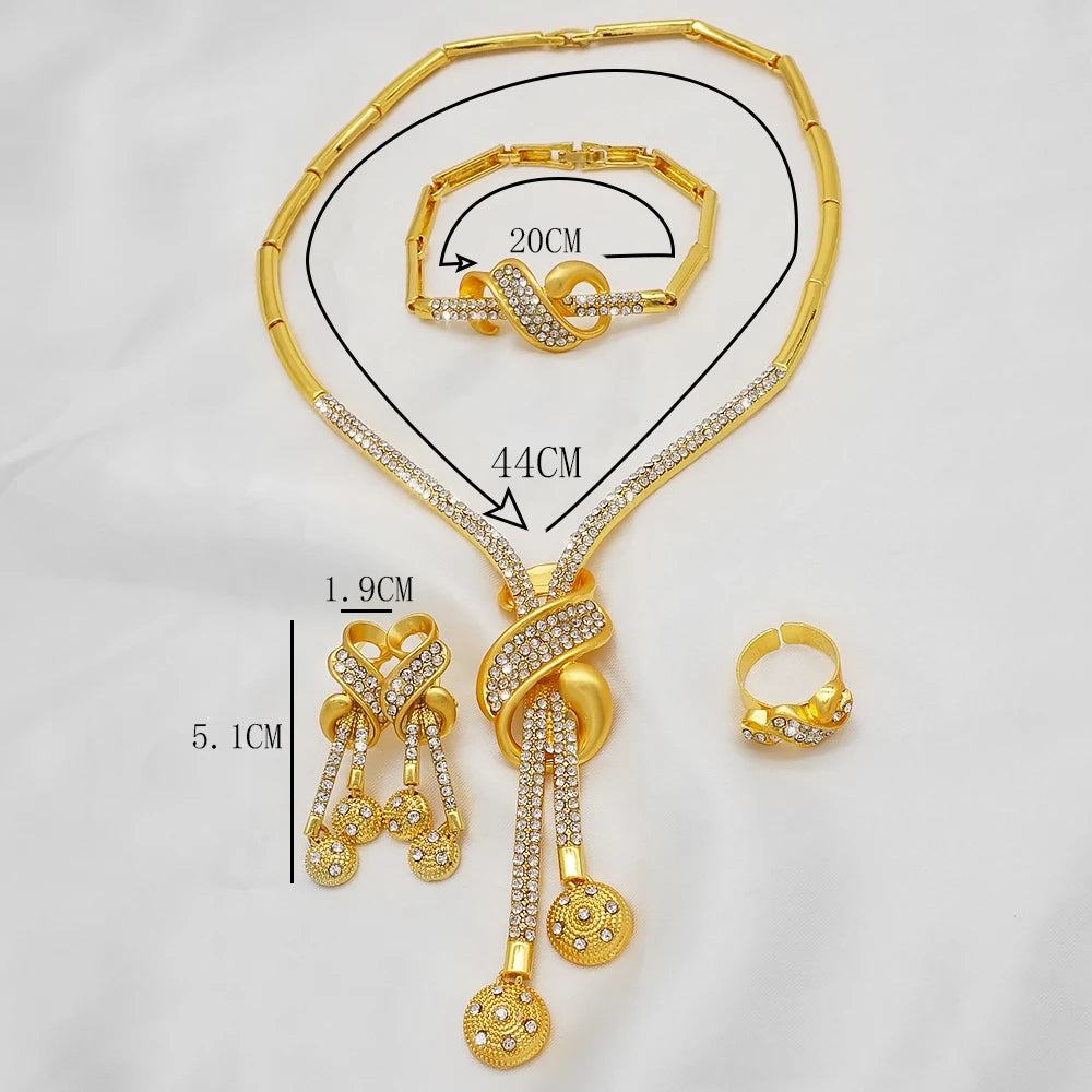 Luxury Crystal Jewelry Set