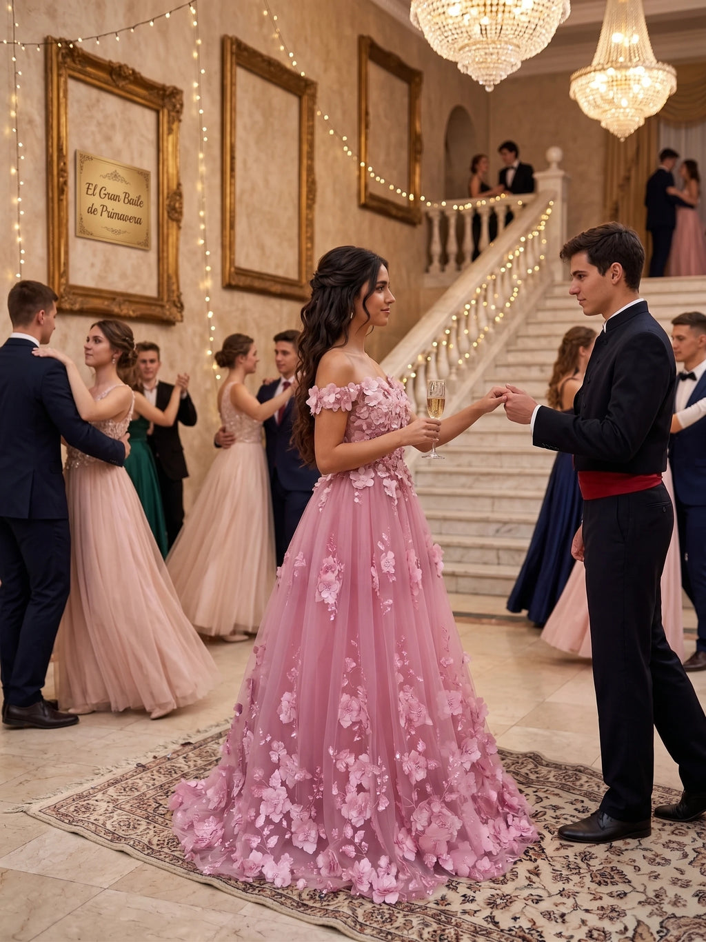 Royal Elegance Tulle Gown