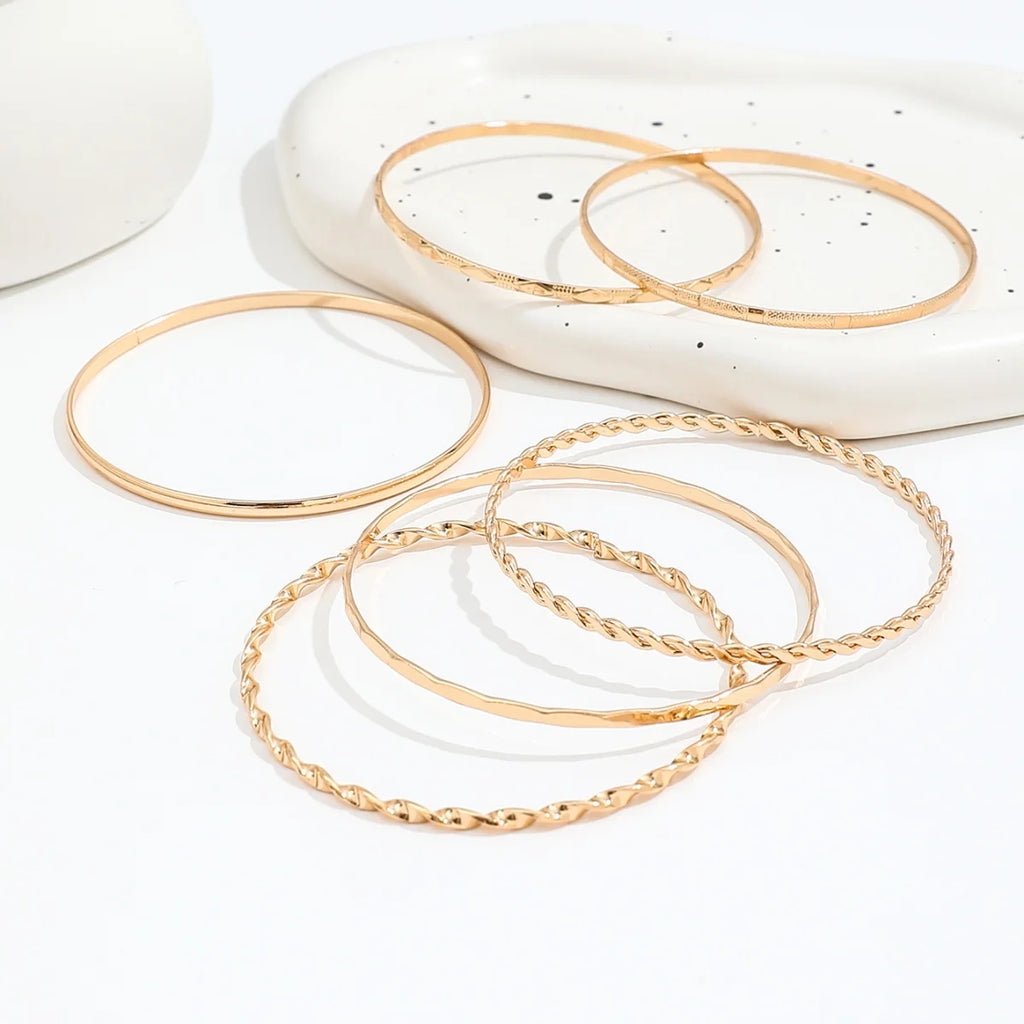 6Pcs/Set Vintage Elegance Bangle