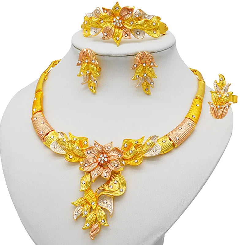 Luxury Crystal Jewelry Set
