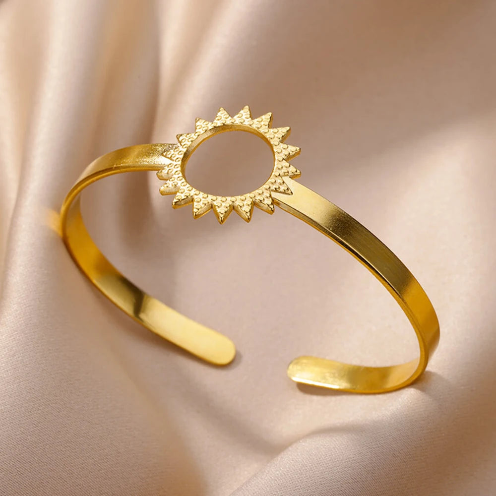 Golden Rebel Cuff Bracelet