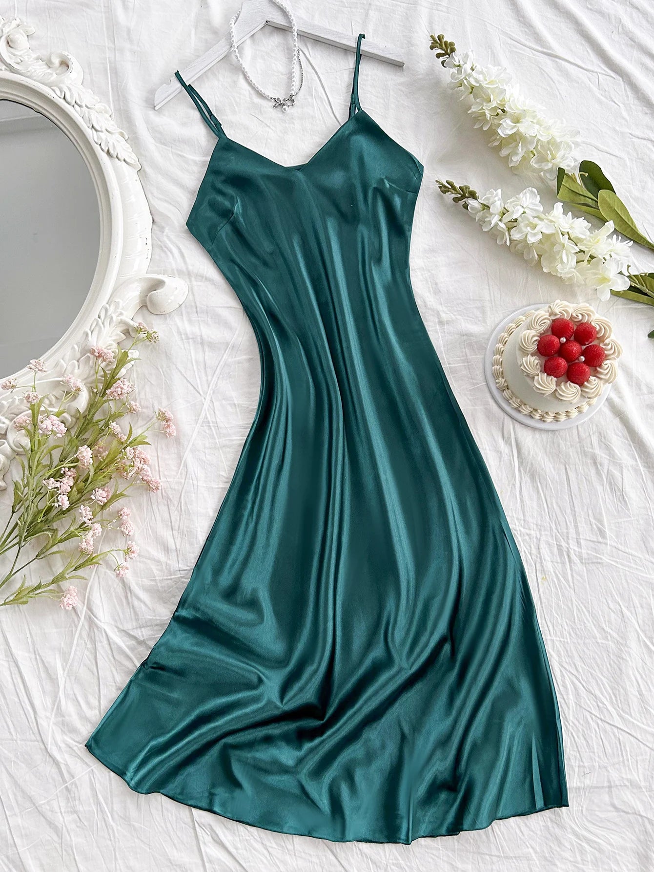 Luna Satin Sleep Dress
