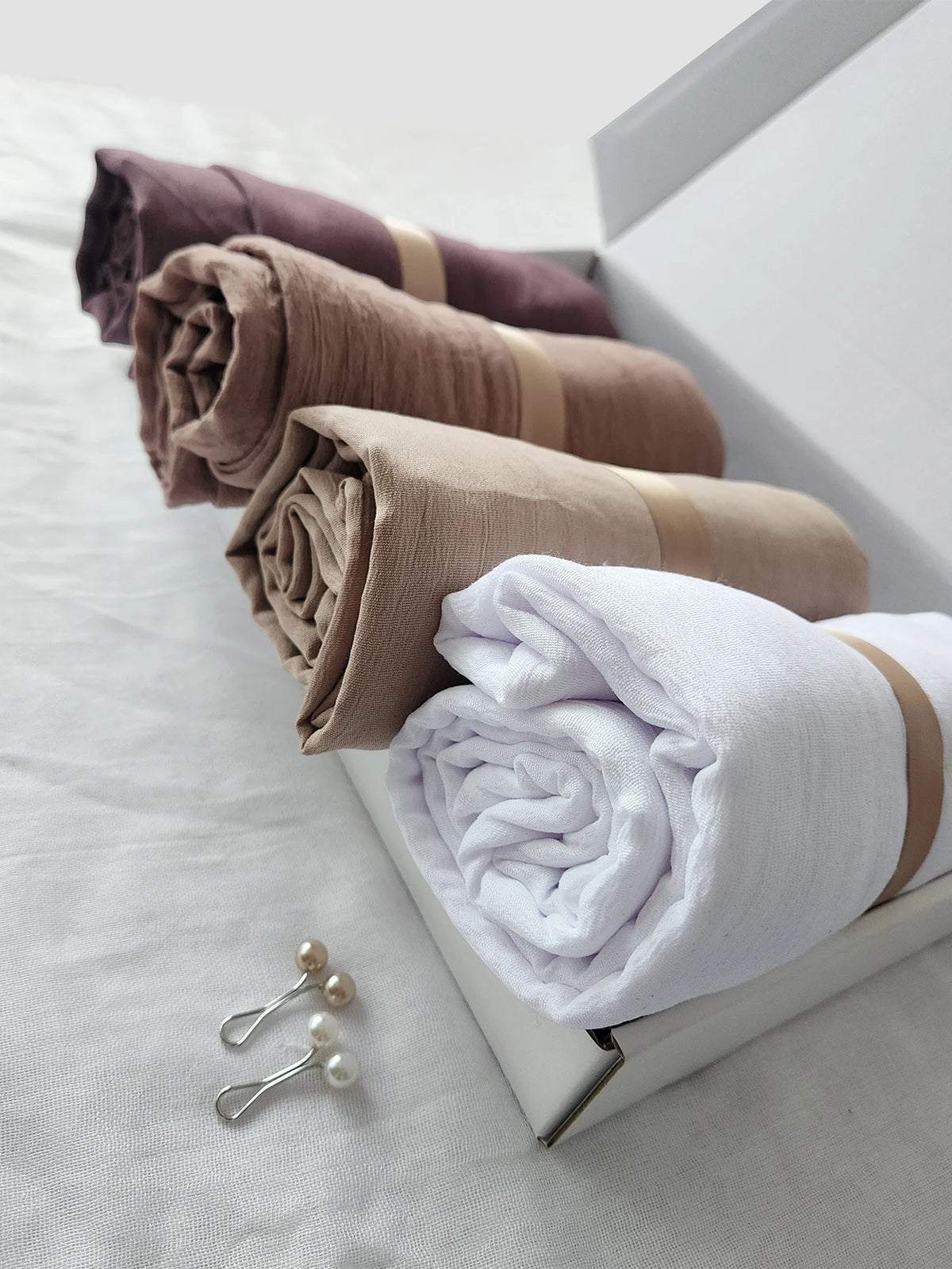 Elegant Cotton Hijab – Soft Stretch Headscarf