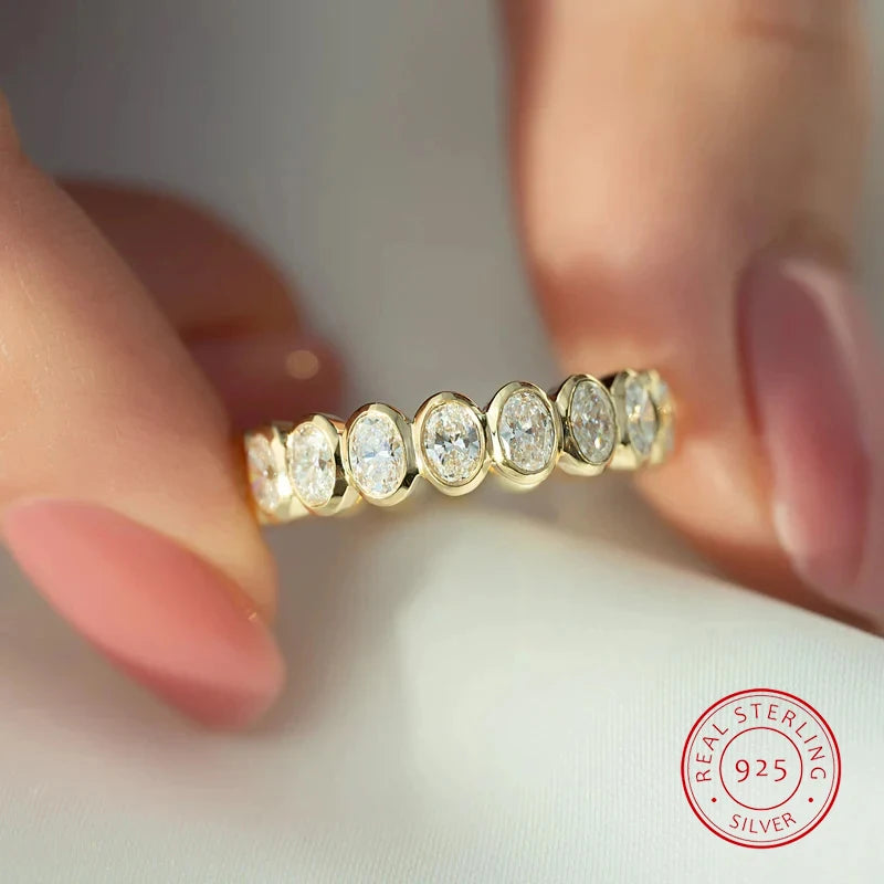 Golden Radiance Zircon Ring