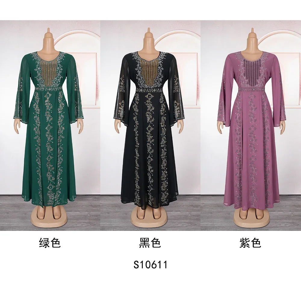 Luxury African Dubai Caftan Evening Party Abaya
