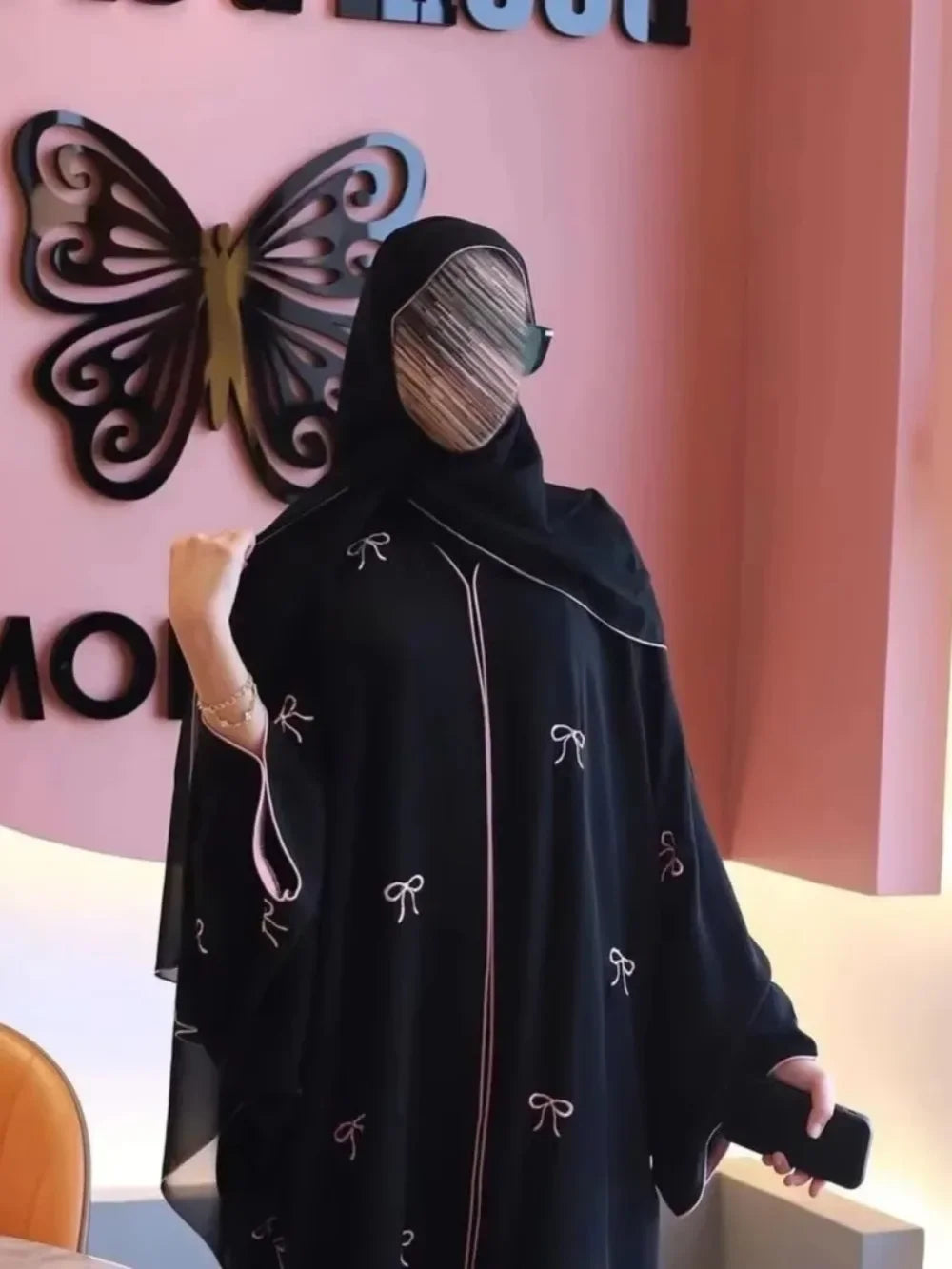 Long Sleeve Prayer Abaya Maxi Dress