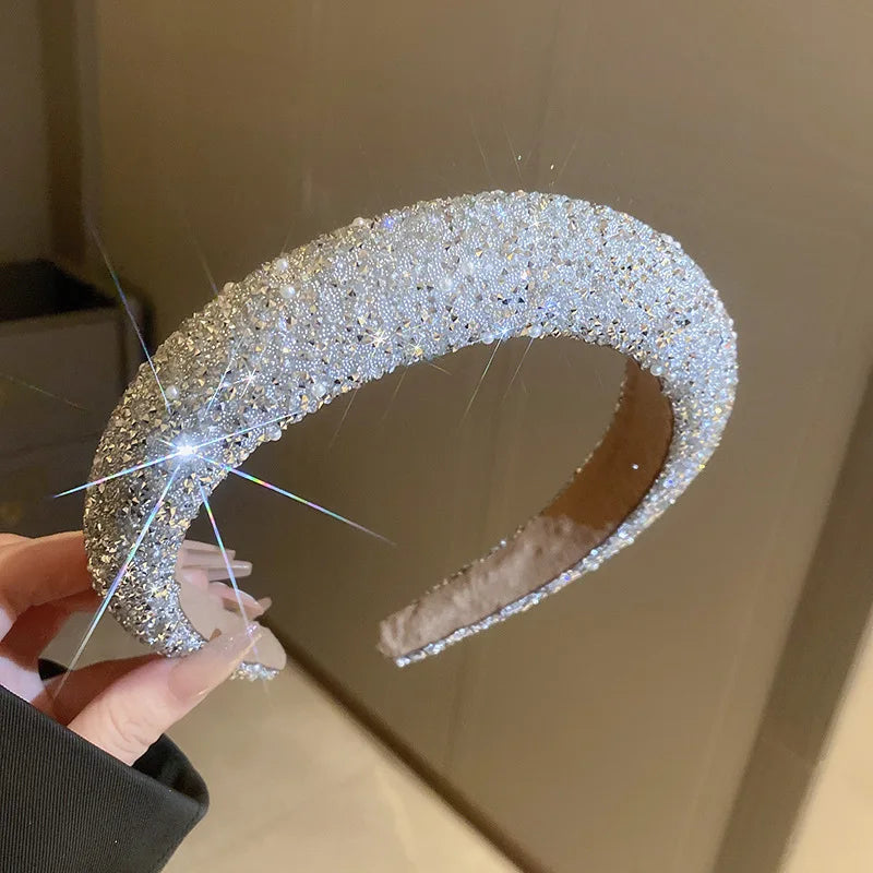 Rhinestone Pearl Wedding Headband