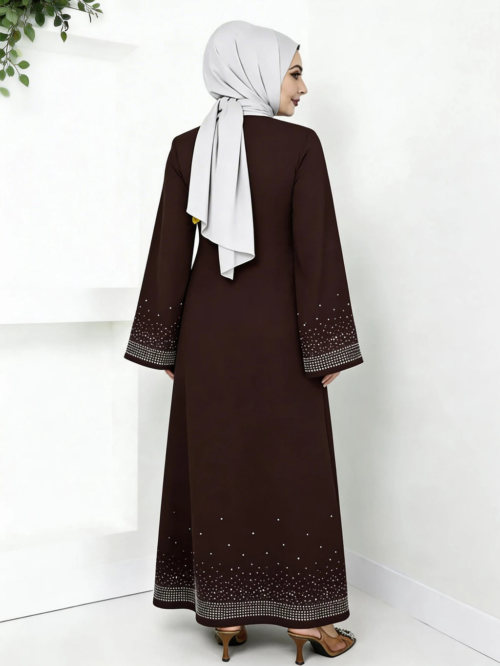Classic Zip Abaya – Elegant Full-Opening Women's Abaya
