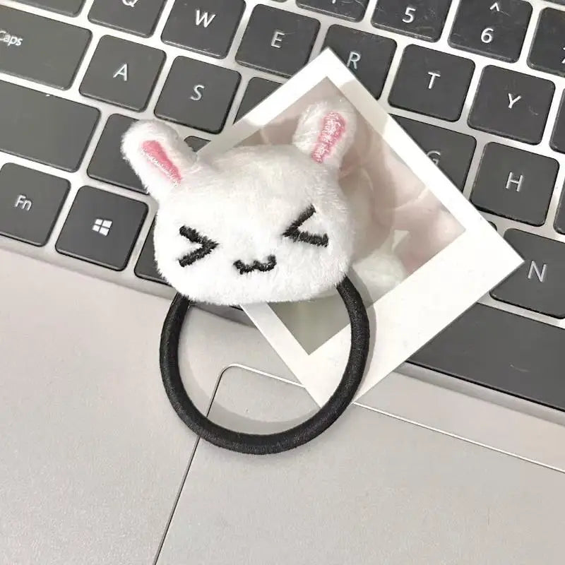 Plush Bunny Rabbit Hair Tie