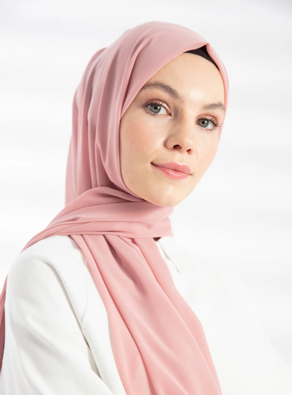 Bubble Chiffon Hijab – Elegant Lightweight Scarf | 86 Colors