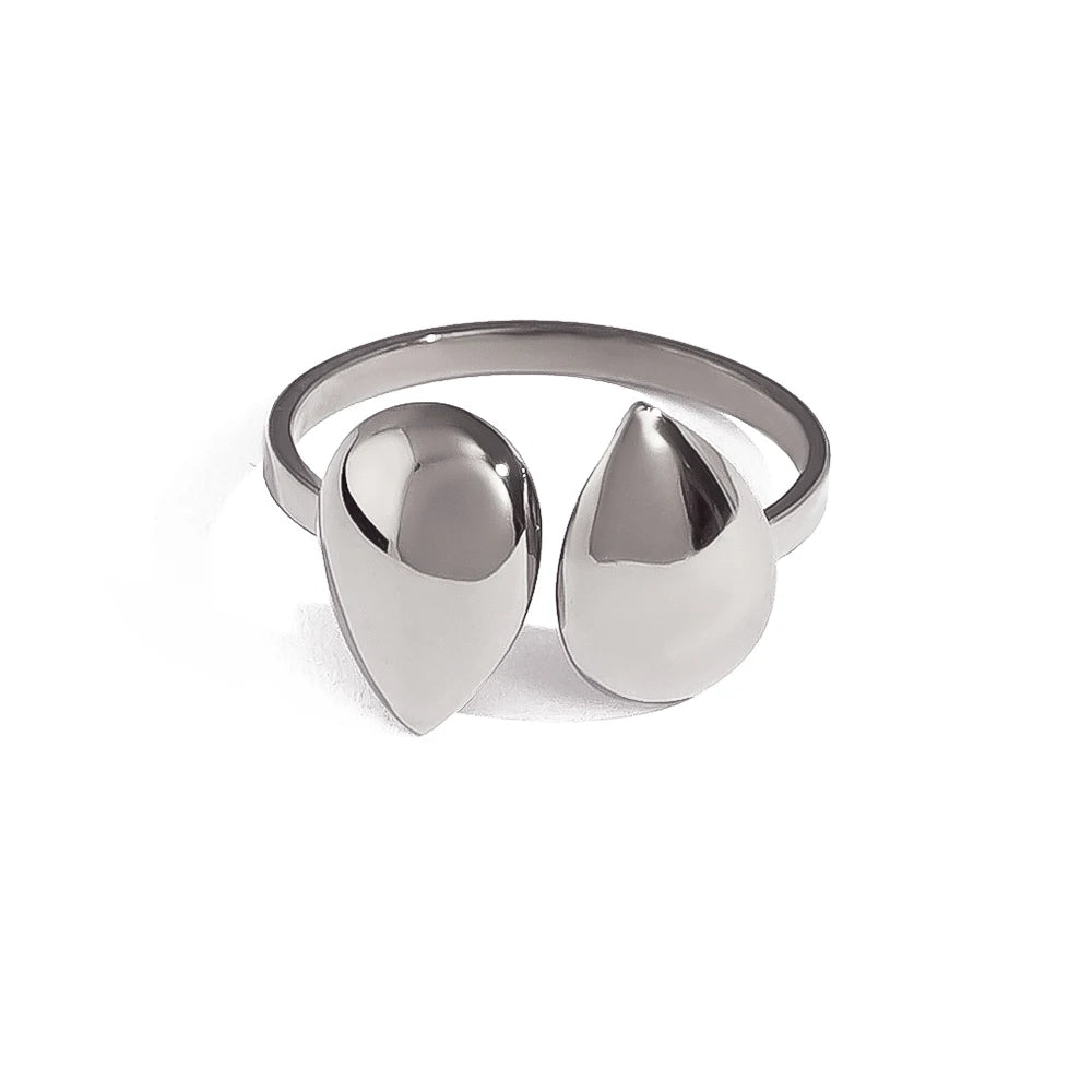 Chunky Glossy 18K Gold Plated Ring