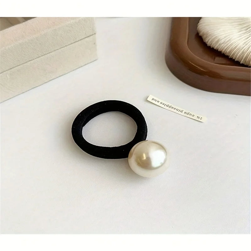 5-Piece Pearl Bow Hair Band Set