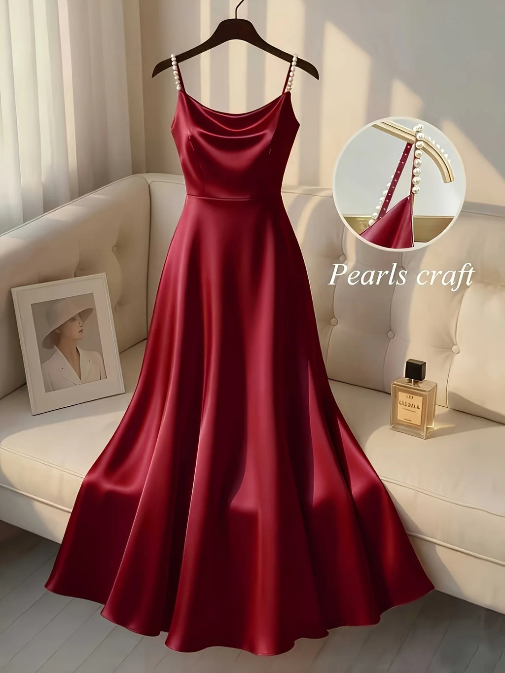 Pearl Grace Backless Dress