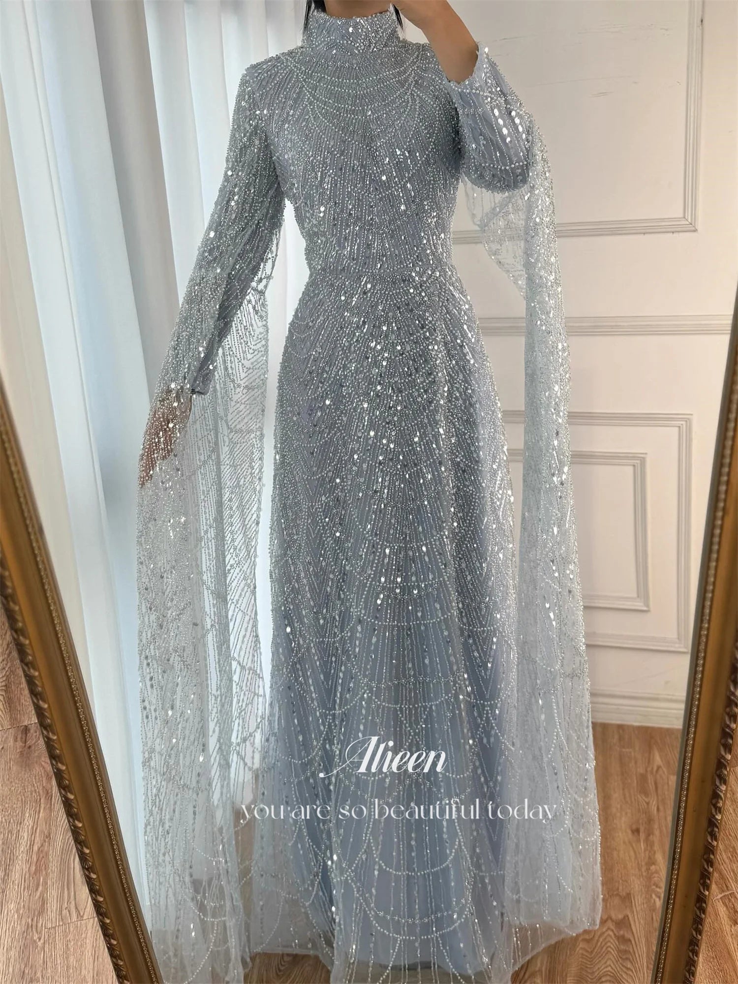 Starlight Sequin Evening Gown