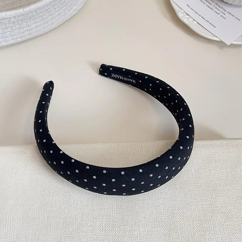 Polka Dot Volume Boosting Padded Headband