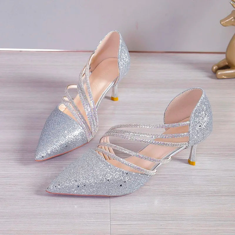 Velvet Suede Low-Heel Comfort Sandals