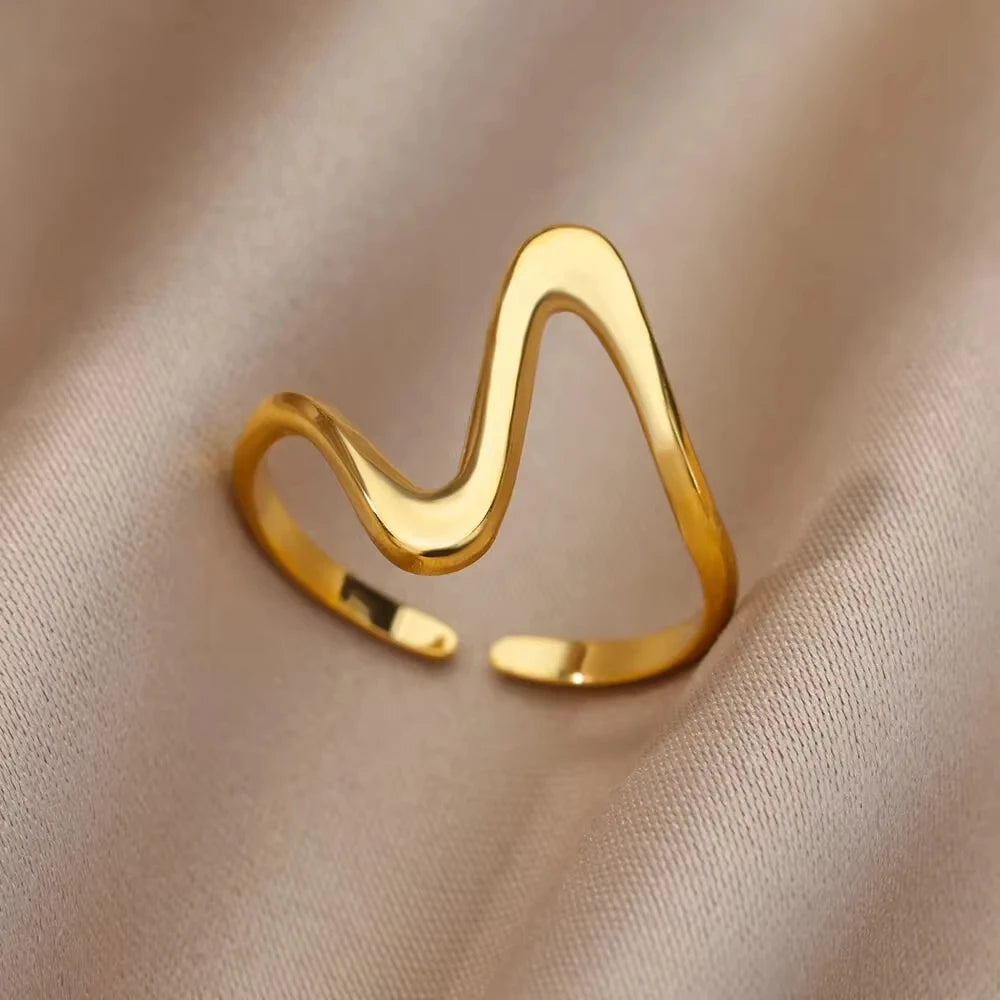Golden Grace Adjustable Ring