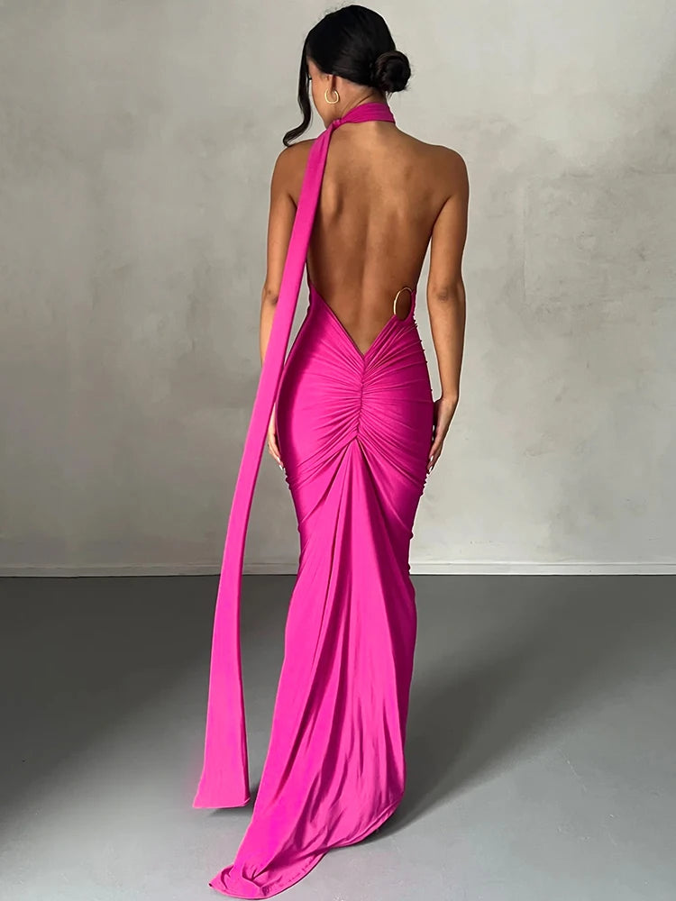 Aurora One-Shoulder Maxi Dress