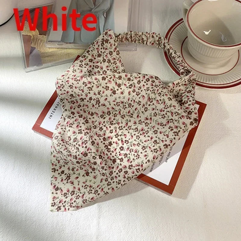 Floral Triangular Headscarf & Hair Band