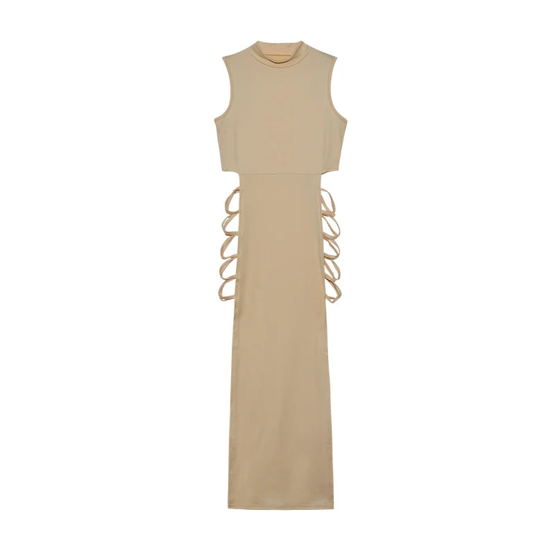 Midnight Cross Bodycon Dress