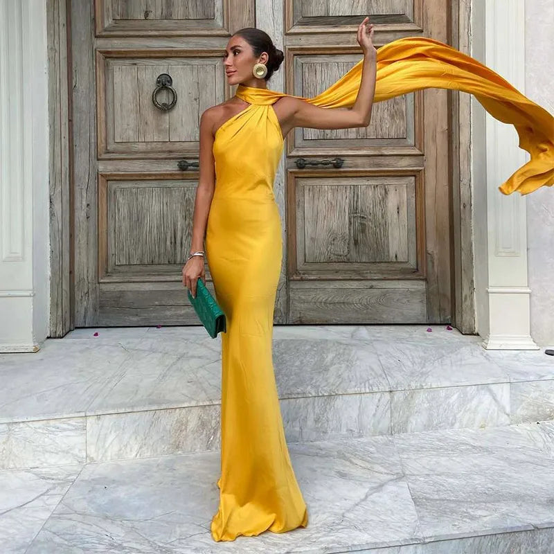 Ribbon Grace Maxi Dress