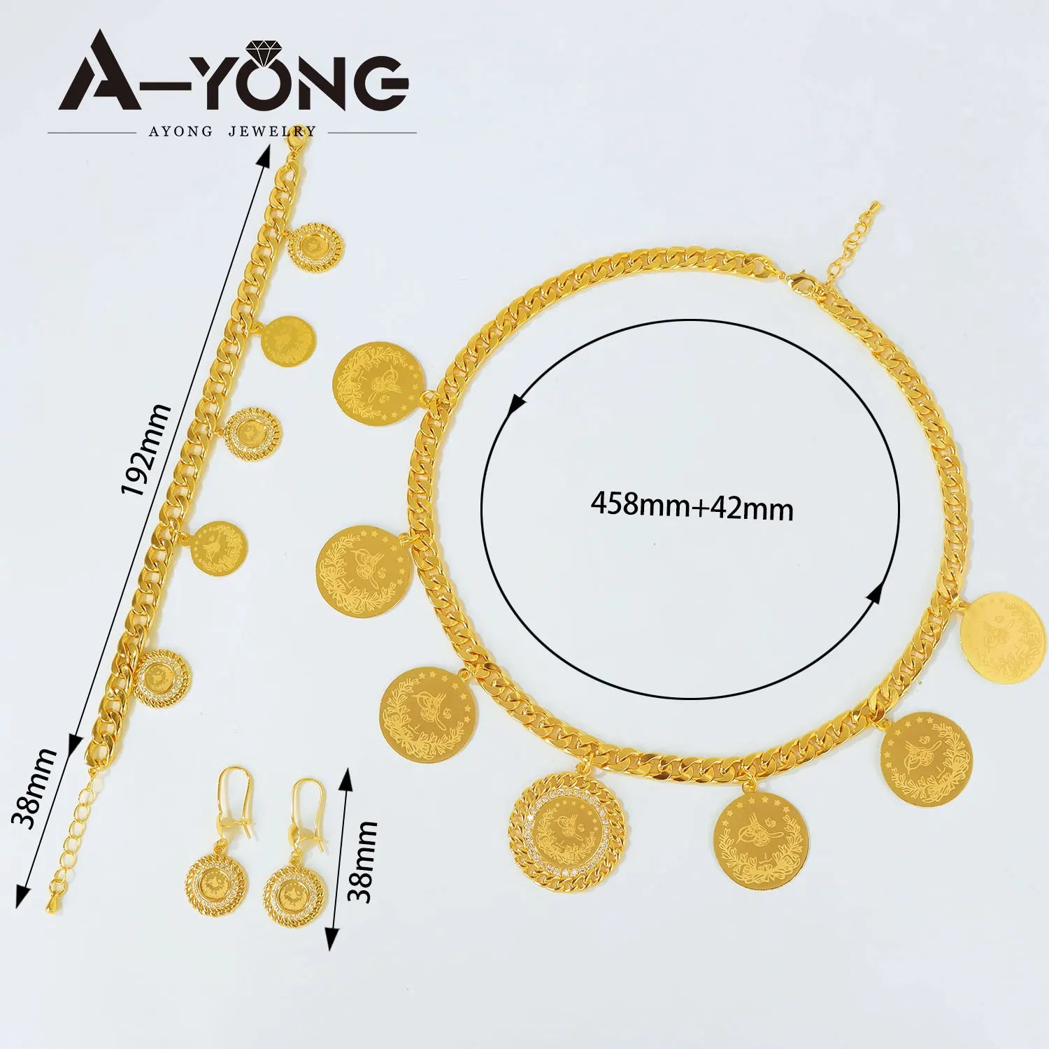 Nigeria Wedding Gold Coins Jewellery Set II