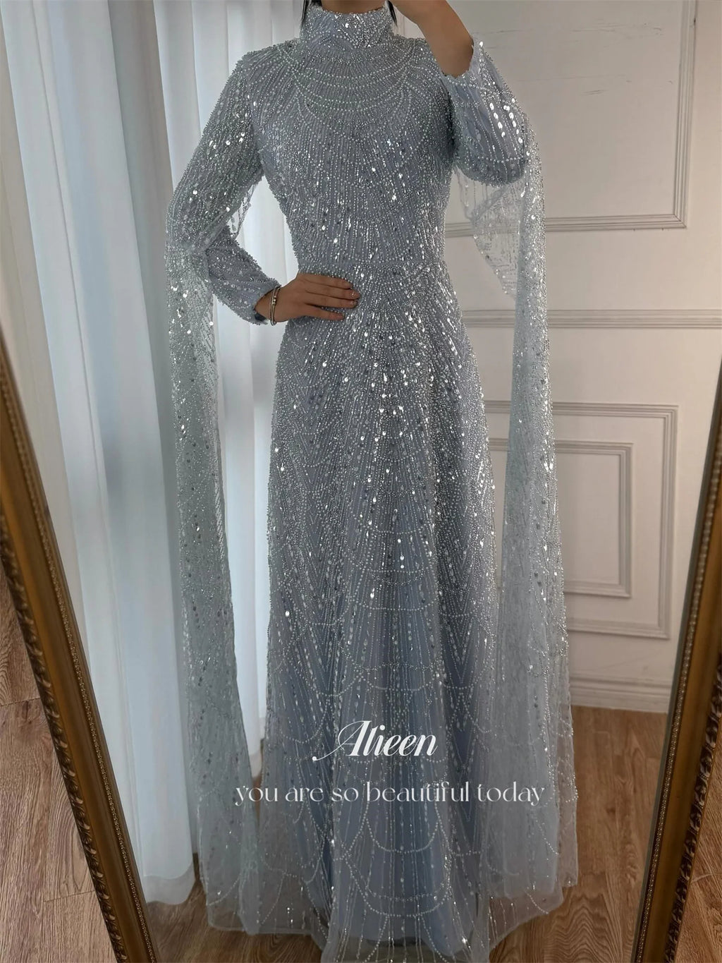Starlight Sequin Evening Gown
