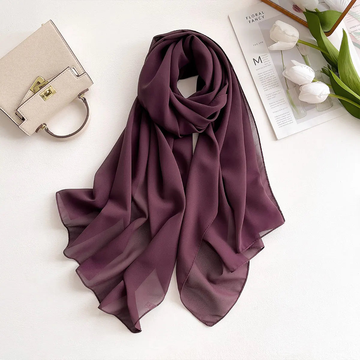 Everyday Jersey Hijab – Soft Stretch Headscarf | 70×180 cm