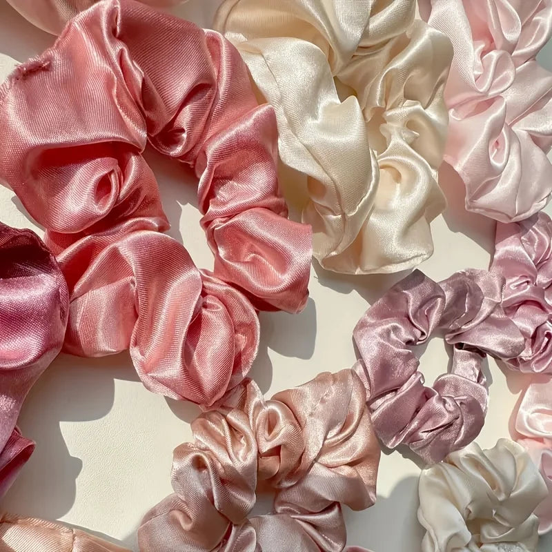 16-piece set Silky Satin Scrunchie Set