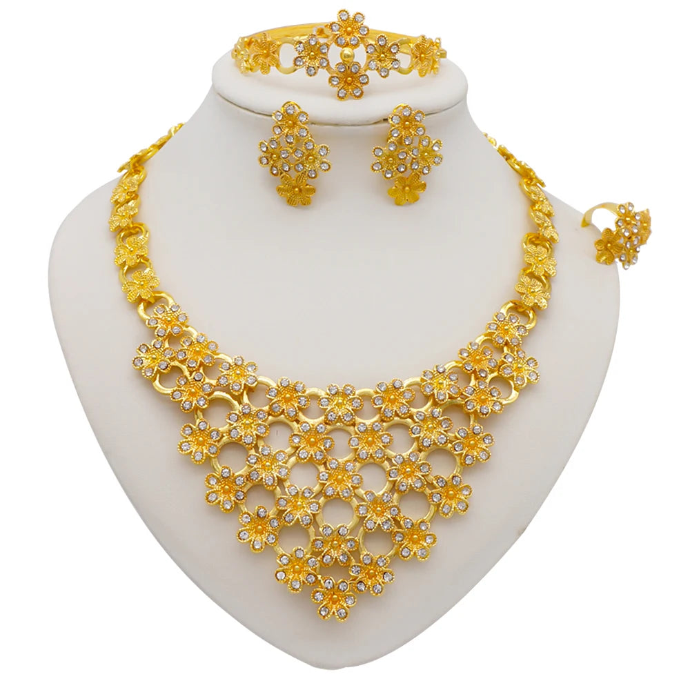 Luxury Crystal Jewelry Set