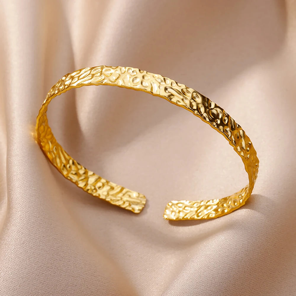 Golden Rebel Cuff Bracelet